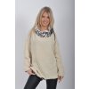 Béžová mikina ES6120