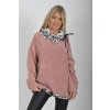 Starorůžová mikina ES6122