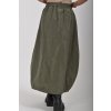 Khaki šusťáková sukně ES6130