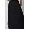 Černá šusťáková sukně ES6131