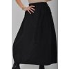Černá šusťáková sukně ES6131