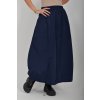 Tmavě modrá šusťáková sukně ES6133