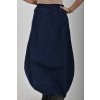 Tmavě modrá šusťáková sukně ES6133