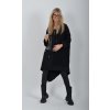 Černá mikinová tunika ES6158