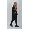 Černá mikinová tunika ES6158