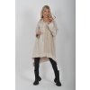 Béžová mikinová tunika ES6160