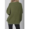 Khaki svetr ES6169