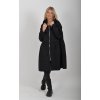 Černá bunda/parka ES6178