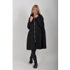 Černá bunda/parka ES6178