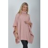 Starorůžové svetrové pončo ES6195