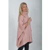 Starorůžové svetrové pončo ES6195