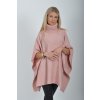 Starorůžové svetrové pončo ES6195