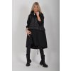Černá dlouhá parka ES6202