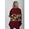 Bordó svetr ES6214