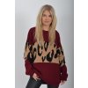 Bordó svetr ES6214