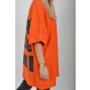 Oversize oranžové tričko ES6223