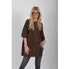 Oversize čokoládové tričko ES6224