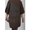 Oversize čokoládové tričko ES6224