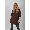 Oversize čokoládové tričko ES6224