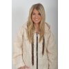 Světle béžová bunda ES6257