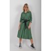 Lahvově zelené šaty ES6278