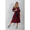 Bordó šaty ES6284
