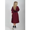 Bordó šaty ES6284