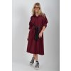 Bordó šaty ES6284