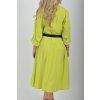Limetkové šaty ES6285