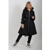Černá parka ES6302