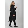 Černá parka ES6302