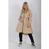Béžová parka ES6303