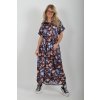 Vzorované dlouhé šaty ES6308