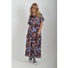 Vzorované dlouhé šaty ES6308