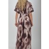 Vzorované dlouhé šaty ES6309