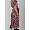 Vzorované dlouhé šaty ES6312
