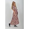 Vzorované dlouhé šaty ES6315
