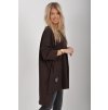 Čokoládové oversize tričko ES6344