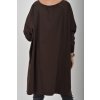 Čokoládové oversize tričko ES6344
