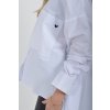 Bílá atypická košile ES6357