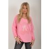 Růžová mikina ES6359