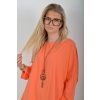 Oranžové oversize tričko ES6392