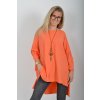 Oranžové oversize tričko ES6392