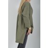 Khaki oversize tričko ES6393