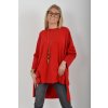 Červené oversize tričko ES6396