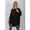 Černé oversize tričko ES6397