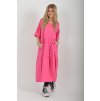 Růžové bavlněné šaty ES6429
