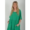 Zelené bavlněné šaty ES6430