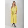 Žluté bavlněné šaty ES6431