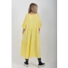 Žluté bavlněné šaty ES6431